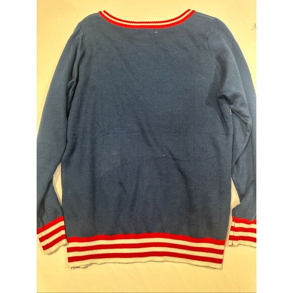 Tipsy Elves Women Sleighin It Reindeer/Christmas Crewneck Sweater, Size M - Picture 8 of 9